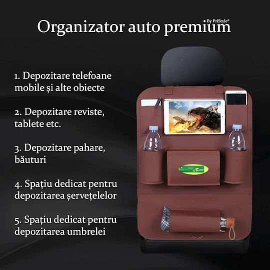 Organizator auto premium multifuncțional