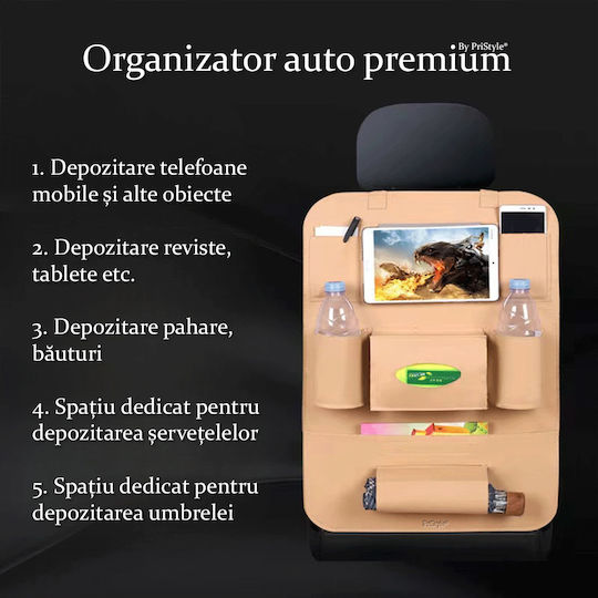 Organizator auto premium multifuncțional