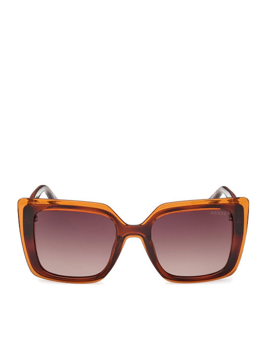 Guess Ochelari de Soare Pentru Femei cu Ramă Tortoise Maro și Lentile Degrade Maro