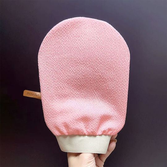 Mănușă De Corp Pentru Exfoliere – Îndepărtează Celulele Moarte Și Impuritățile Piele Netedă Mătăsoasă Ideală Pentru Duș Baie Reutilizabilă Roz Pristyle