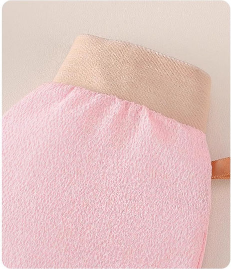 Set 4 Mănuși De Exfoliere A Corpului – Îndepărtează Celulele Moarte Impuritățile Piele Netedă Moale Ideal Pentru Duș Baie Reutilizabile Roz Pristyle