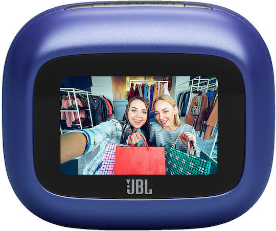JBL Live Flex 4 Earbud Bluetooth Handsfree Ακουστικά με Αντοχή στον Ιδρώτα και Θήκη Φόρτισης Μπλε