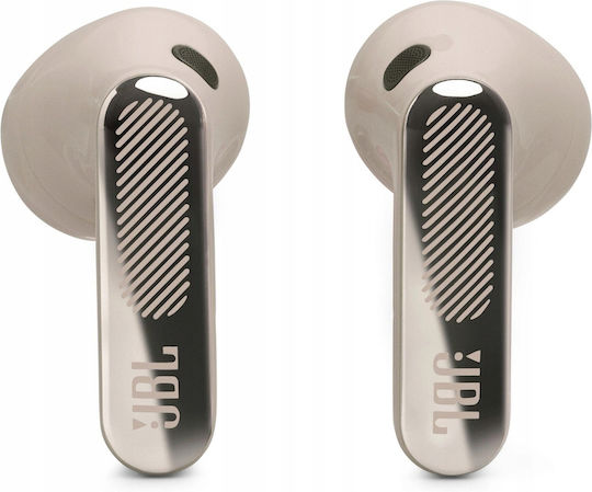 JBL Live Flex 4 Earbud Bluetooth Handsfree Ακουστικά με Αντοχή στον Ιδρώτα και Θήκη Φόρτισης Champagne