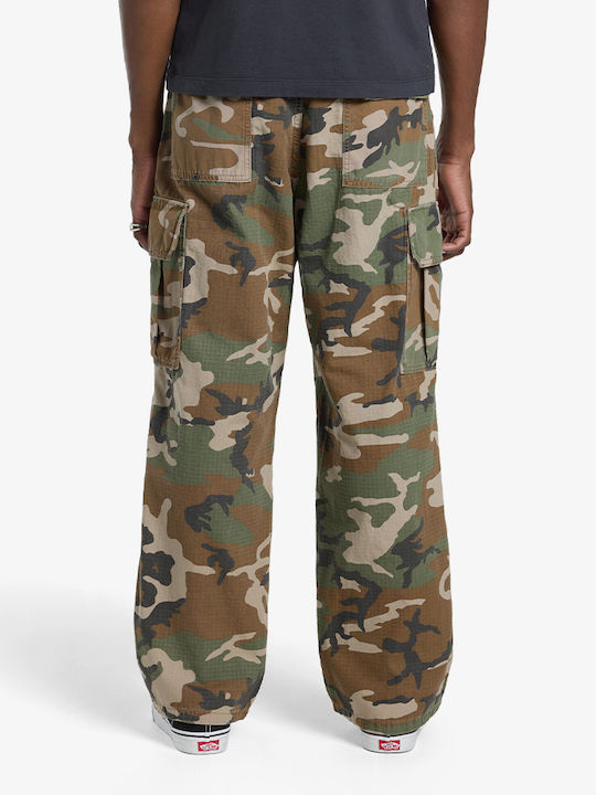 Men's Cargo Baggy Trousers Aluminum Camo