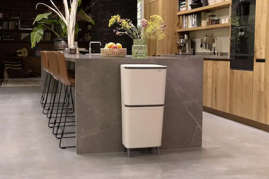 Brabantia Κάδος Απορριμμάτων Πλαστικός Μπεζ