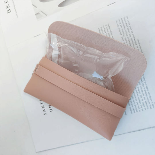 Soft Eyeglass Case with Magnetic Closure Pink