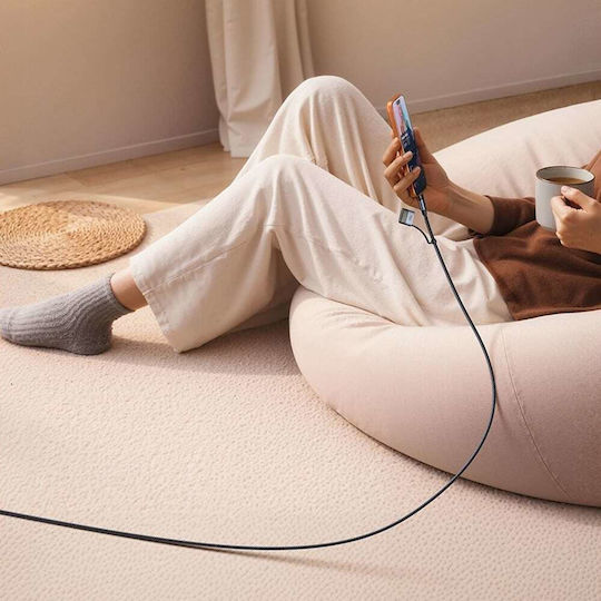 Mcdodo Магнитен / LED Кабел USB-C Мъжки - USB-C / Magsafe 3 240W PD Черен 2m CA-8860