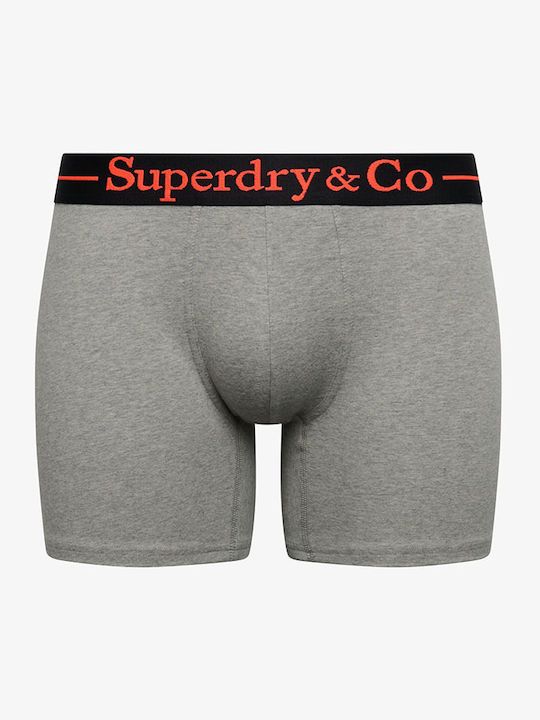 Ανδρικά Μποξεράκια Grey Marl/grey Marl/grey Marl 3Pack