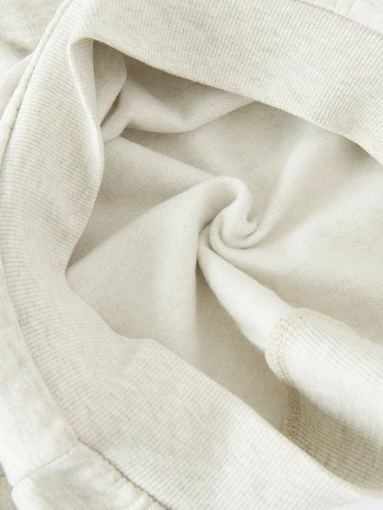 Fleece Kinder-Sweatshirt Beige