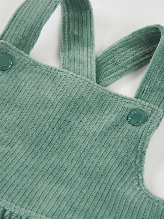 Mädchenkleid Gestrickt Grünes