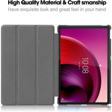Калъф Книга Три-сгъваем Със Стойка Lenovo Tab M11 Xiaoxin Pad 11 2024 Горско Зелено