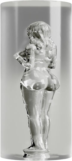 Weiblich Geformter Tunnel Stroker Masturbator Transparentes Tpe 14,2 Cm