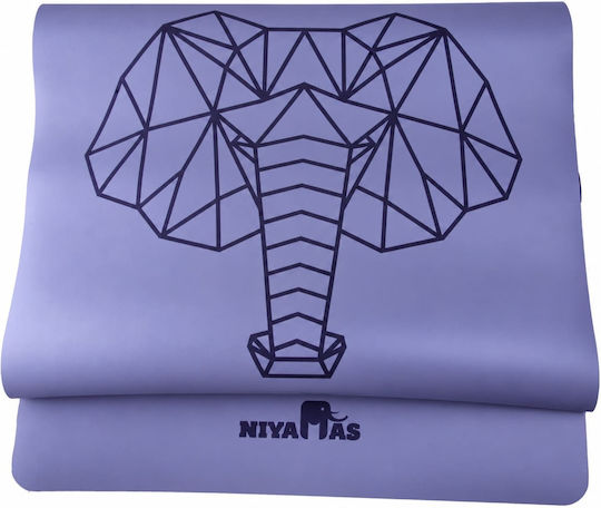 Yoga Mat Pu Pro Yoga Mat Gaja Lavender 183x68cm