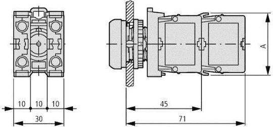 Eaton Led-Steckdose M22-led-g Grün 216559