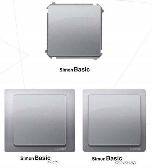 Simon Basic Temperature Regulator Internal Sensor 16a 230v Socket Mounting Screws Box Black Bmrt10w.02/49