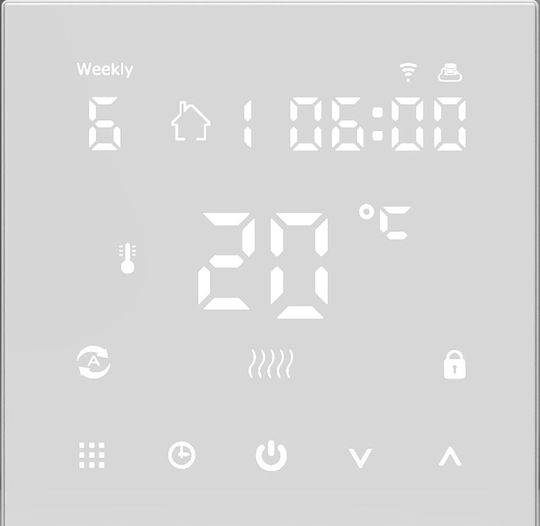 Thermoval Tv To 170 2,0 Tvt 45 Set de Încălzire Prin Pardoseală Wifi Alb 2.0m²
