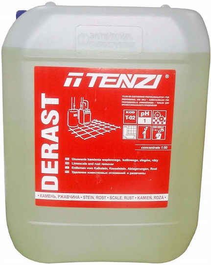 Tenzi Flüssiges Rost-Reinigungsmittel für Porzellan Böden & Kunststoff 10lt