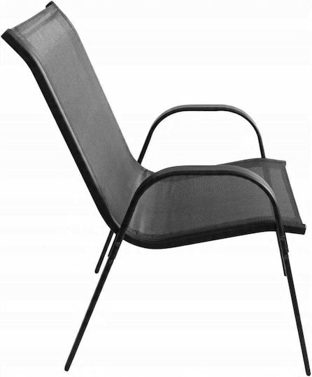 Sofia Dining Armchairs Metallic Dark Gray 2 Pieces 89.5x71x