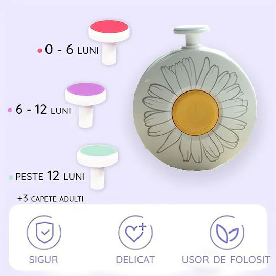 Pilă Electrică pentru Bebeluși Albă