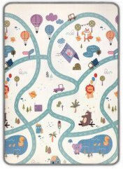 Milly Mally Kinder Animals Детски килим Сив 178x120cm