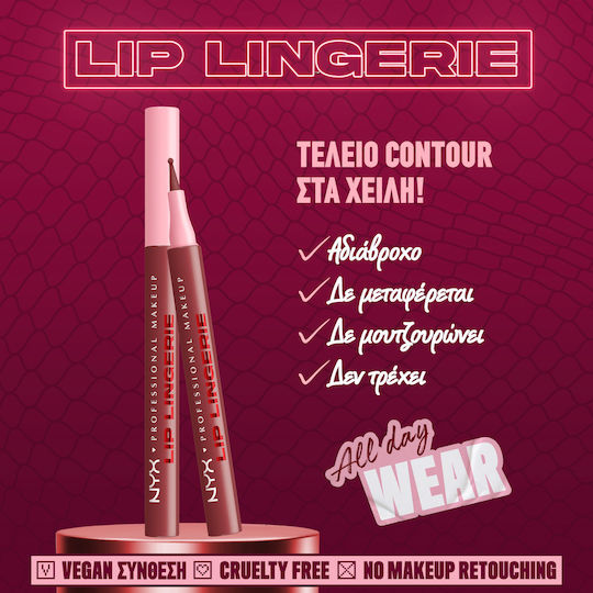 NYX Professional Makeup Lip Lingerie Lip Pencil 10 Up All Night