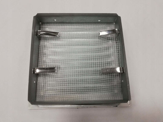 Ventika Lüftungsgitter 16,5x16,5cm Quadratisch mit Sieb