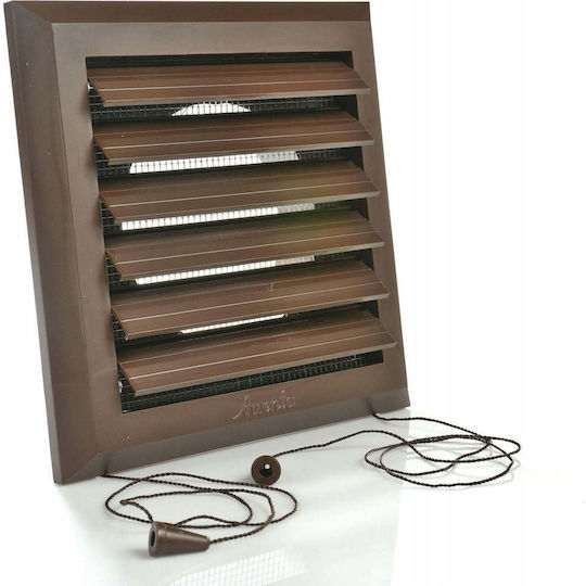 Awenta Vent Louver 14x14cm Square With Sieve