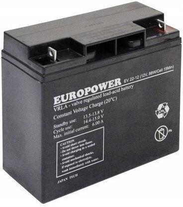 Europower CSSB UPS-Batterie mit Gewicht 20Ah und Spannung 12V