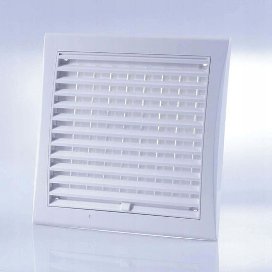 Awenta Vent Louver 16x16cm Square with Sieve