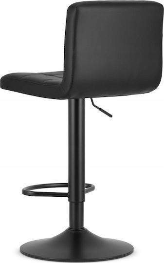 Barhocker Prot mit Verstellbarer Höhe Schwarz Farbe 52x61x42cm