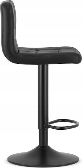 Barhocker Prot mit Verstellbarer Höhe Schwarz Farbe 52x61x42cm