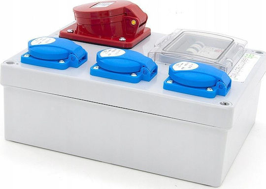 ELS Elektrotechnika Wall Mounted Waterproof Electrical Fuse Box P190xH240xW100mm