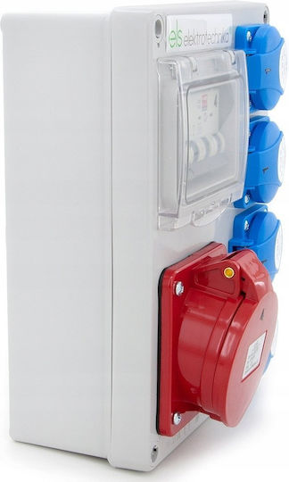 ELS Elektrotechnika Wall Mounted Waterproof Electrical Fuse Box P190xH240xW100mm