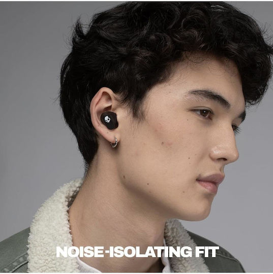 Skullcandy Smokin' Buds 360 Bluetooth Kopfhörer mit Schweißbeständigkeit und Ladekoffer Schwarz