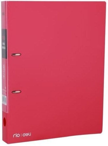 Deli Arc Ring Binders 4/30 for A4 Paper Pink 1pc