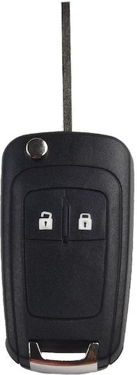 Carcasă Telecomandă Auto 2 Butoane Cu Lamă Compatibilă Opel Insignia Astra Corsa Zafira