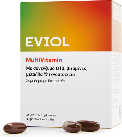 EVIOL MultiVitamin Multivitamin für Energie 30 weiche Kapseln