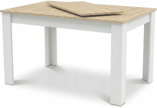 Masă Extensibilă Pentru Sala De Mese Din Lemn Sonoma 160(+40)x80x75cm