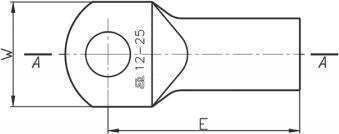 Ergom Electrical Terminal Ring Copper E11KM-01010103500