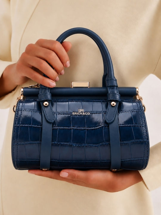 Women's Barrel Bag Navy Blue