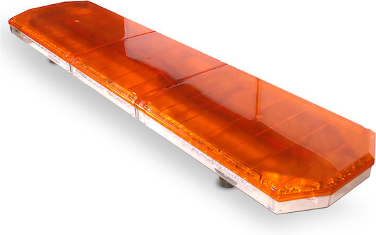 LED предупредителна светлинна лента 120 см 12-24 V кехлибарена