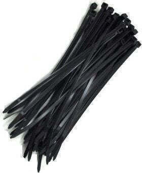 Elektro Plast Plastic Cable Ties 750mmx9mm In Black Colour 50pcs 25.155