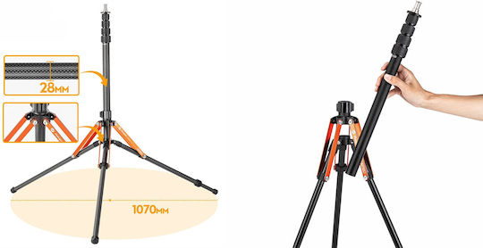 Kamerastative aus Aluminium bis 148cm und Belastbarkeit 2kg