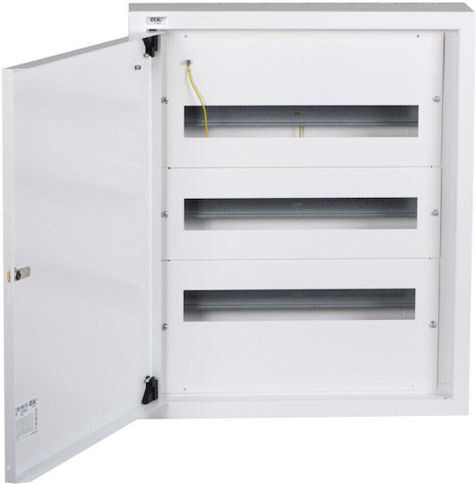 Kanlux Wall Mounted Electrical Panel 3 Rows 18 Elements