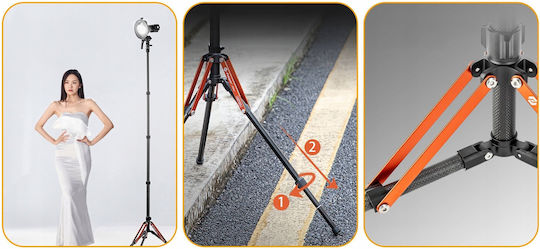 Kamerastative aus Aluminium bis 148cm und Belastbarkeit 2kg