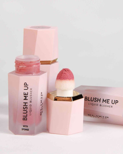 Elixir Blush Me Up Liquid Ρουζ 201 Νude Pink 7gr 6ml