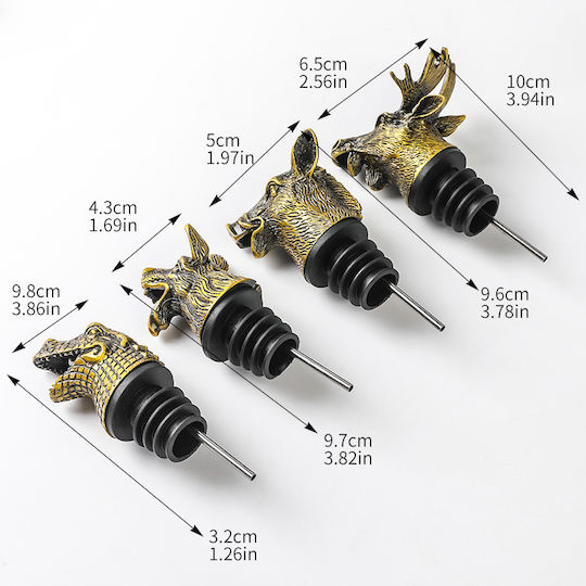 Capac De Scurgere Pentru Sticle Flow Caps Auriu