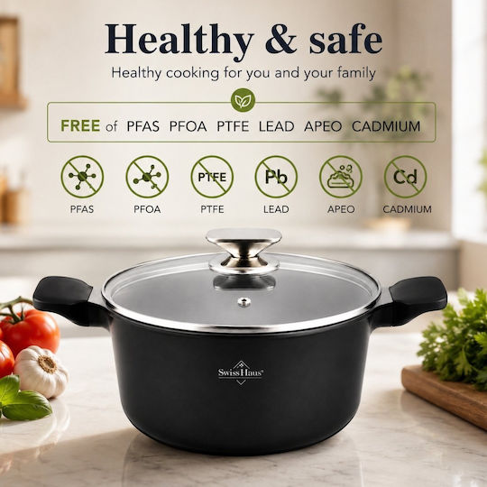 Swiss Haus Shallow Pot 26cm