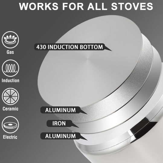 Swiss Haus Stainless Steel Shallow Steamer Pot 12lt / 24cm