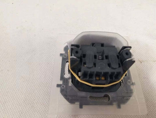 Legrand Niloe Einzeln Gemauerte Steckdose Wasserdicht mit Deckel Schwarze